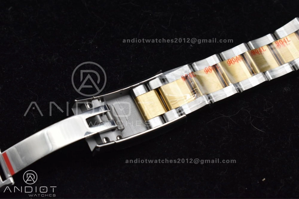 MultiPurpose DateJust 41 126333 Clean 1:1 Best Edition 904L Steel YG Textured Dial on SS YG Oyster Bracelet VR 608