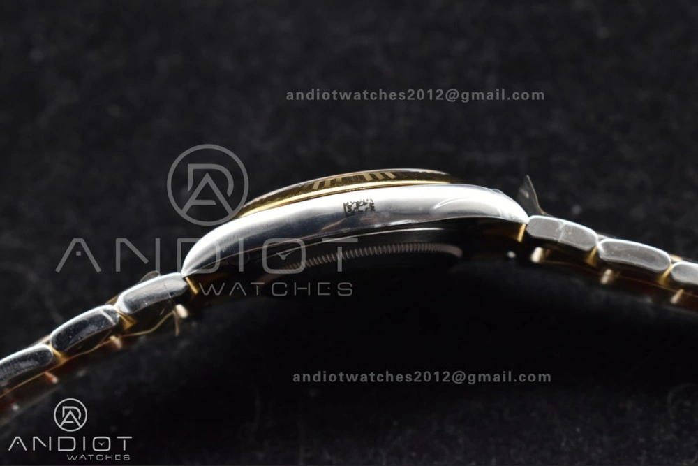 MultiPurpose DateJust 41 126333 Clean 1:1 Best Edition 904L Steel YG Textured Dial on SS YG Oyster Bracelet VR 608
