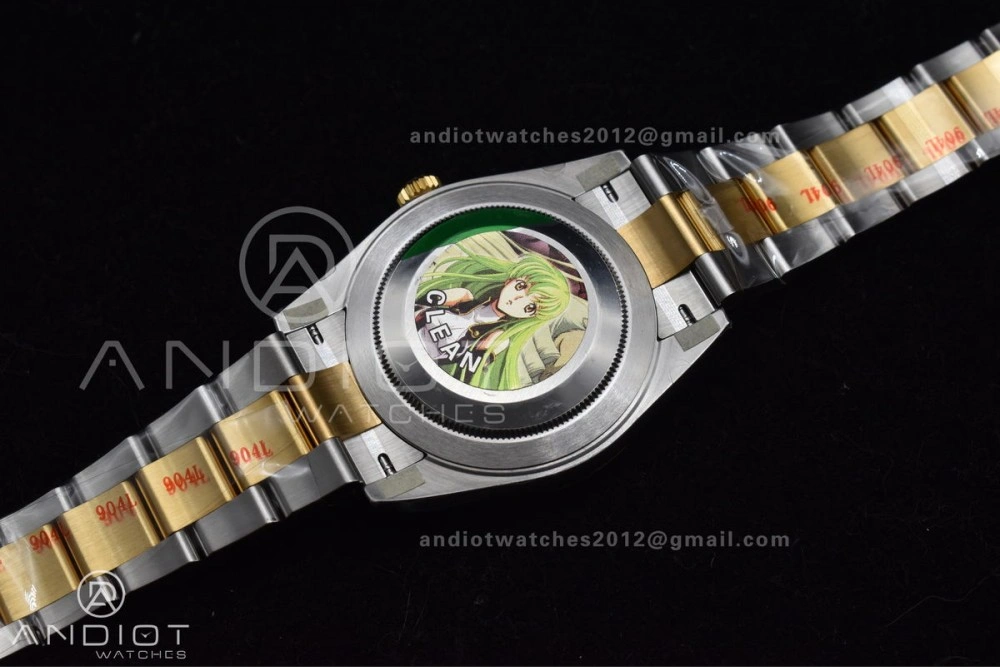 MultiPurpose DateJust 41 126333 Clean 1:1 Best Edition 904L Steel YG Textured Dial on SS YG Oyster Bracelet VR 608