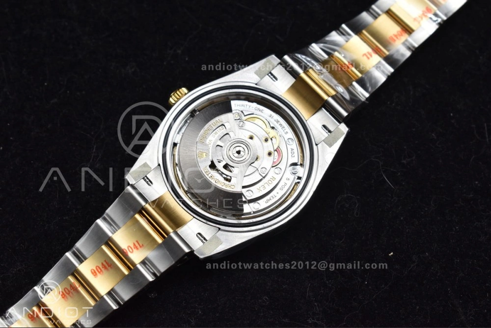MultiPurpose DateJust 41 126333 Clean 1:1 Best Edition 904L Steel YG Textured Dial on SS YG Oyster Bracelet VR 608