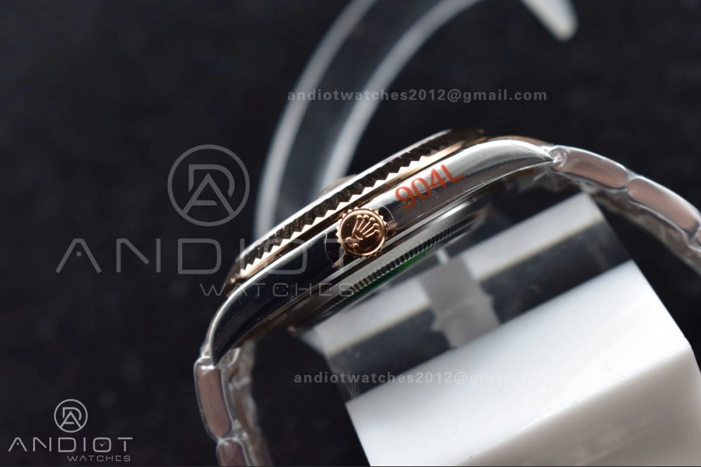 DateJust 41 126333 GMF Best Edition RG Plated Coffee Dial on SS RG Oyster Bracelet A Bold 611