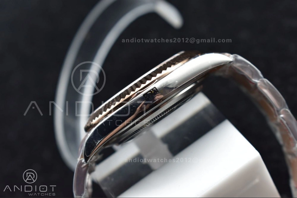 DateJust 41 126333 GMF Best Edition RG Plated Coffee Dial on SS RG Oyster Bracelet A Bold 611