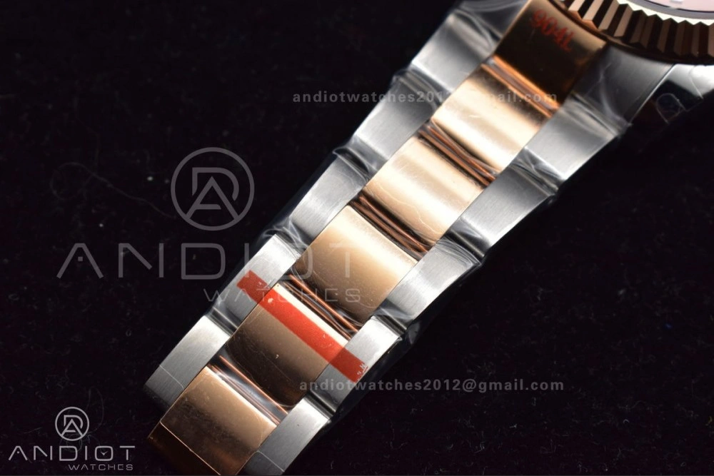 DateJust 41 126333 GMF Best Edition RG Plated Coffee Dial on SS RG Oyster Bracelet A Bold 611