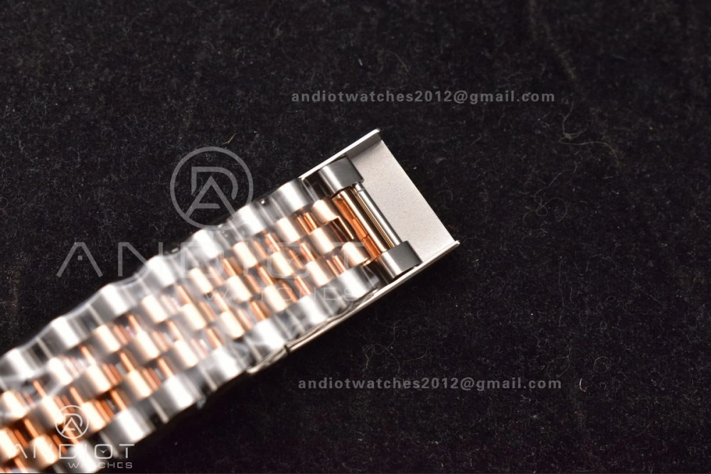 FastDry DateJust 41 126333 SS RG ARF 1:1 Best Edition 904L Steel Gray Green Roman Dial on SS RG Jubilee Bracelet SH3235 (Gain Weight) 612