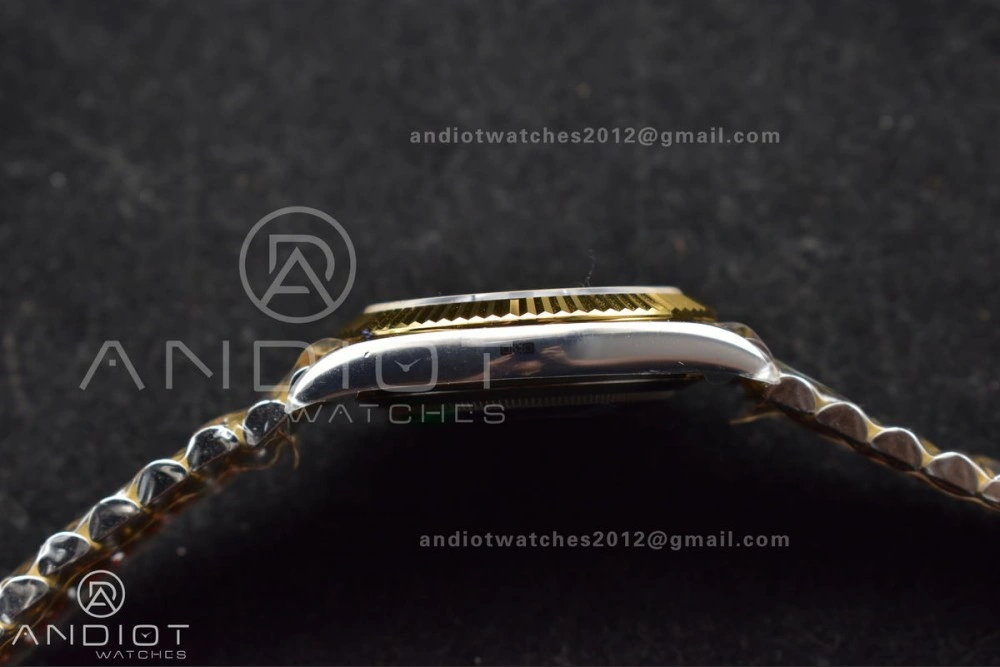 DateJust 41 126333 SS YG ARF 1:1 Best Edition 904L Steel Gray Green Roman Dial on SS YG Jubilee Bracelet SH3235 (Gain Weight) FashionForward 620