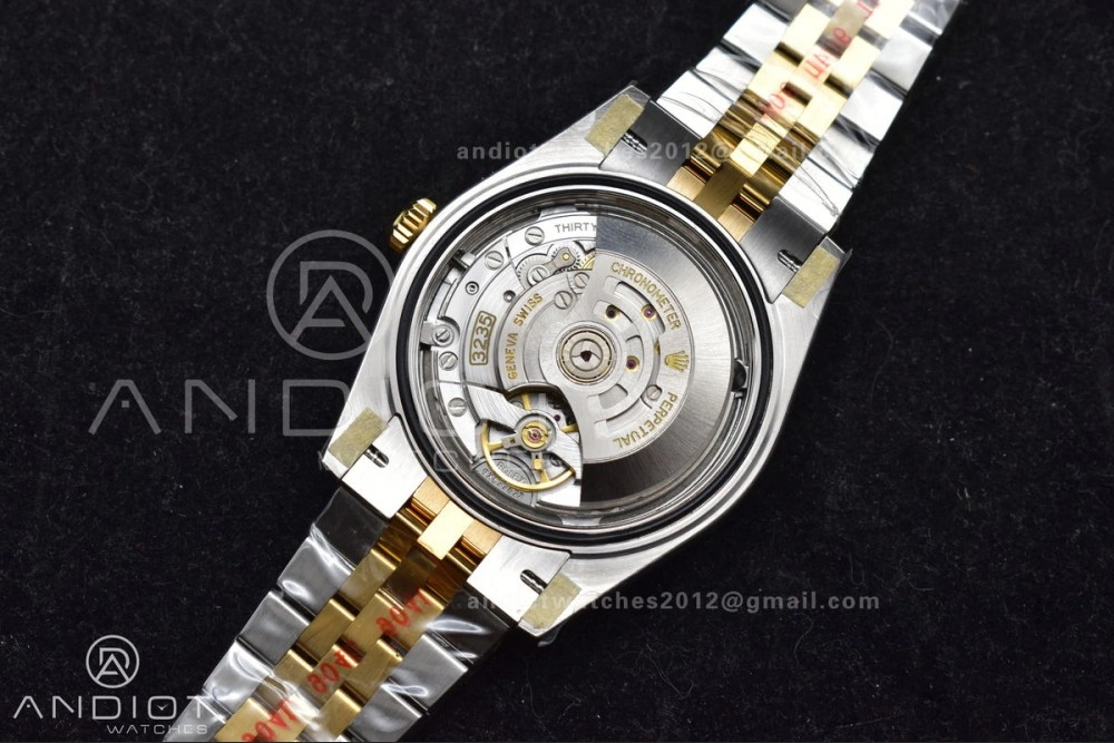 DateJust 41 126333 SS YG ARF 1:1 Best Edition 904L Steel Gray Green Roman Dial on SS YG Jubilee Bracelet SH3235 (Gain Weight) FashionForward 620