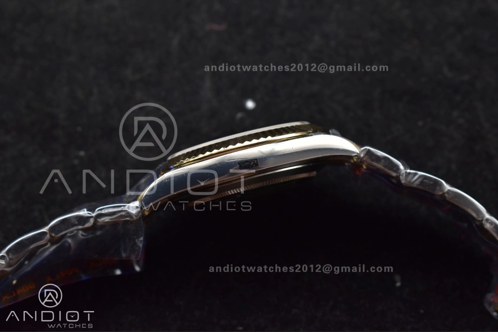 DateJust 41 126333 SS YG GMF 1:1 Best Edition 904L Steel Gray Green Roman Dial on SS YG Oyster Bracelet A TimelessDesign 614