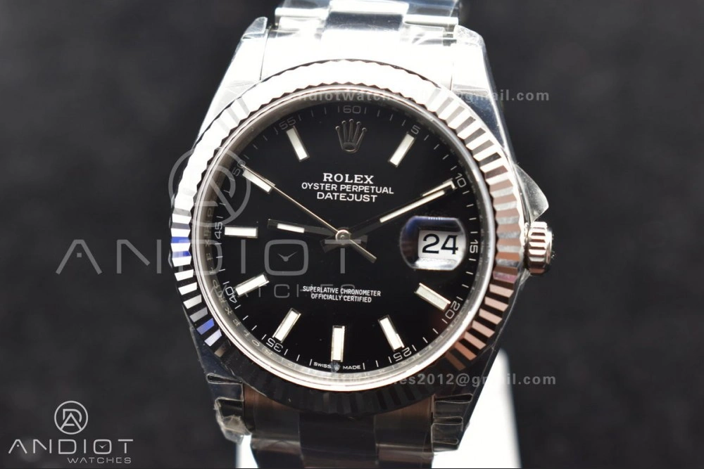 HighPerformance DateJust 41 126334 904L SS VSF 1:1 Best Edition Black Dial on Oyster Bracelet VS 615