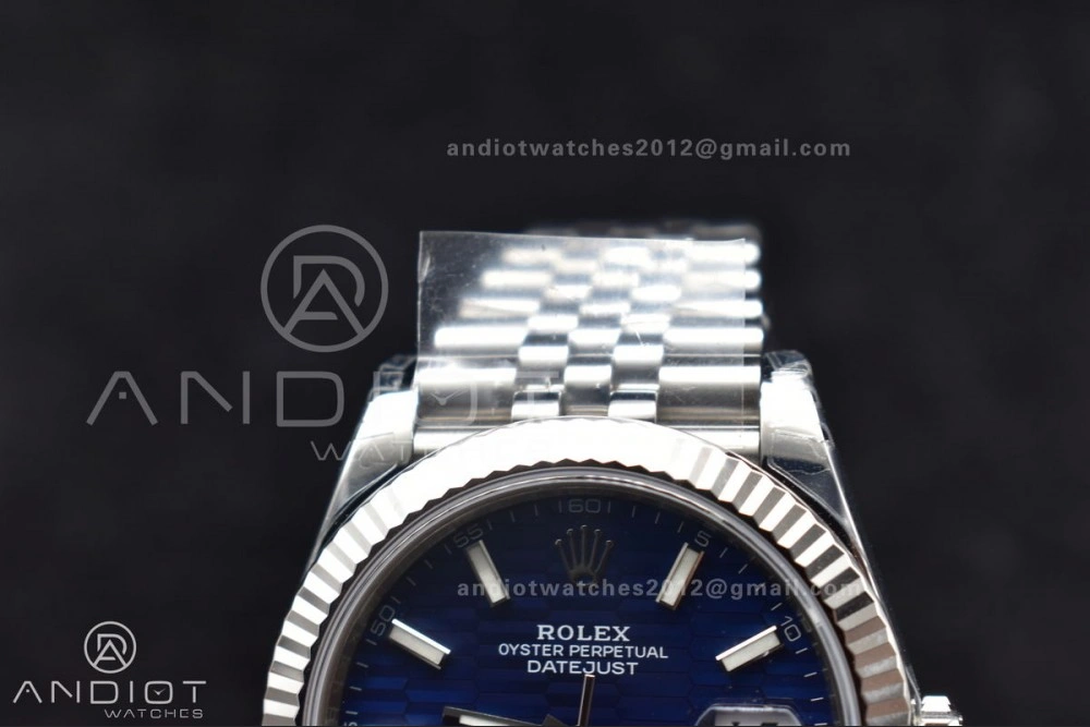 DateJust 41 126334 904L SS VSF 1:1 Best Edition Blue Checked Dial on Jubilee Bracelet VS Fashionable 617