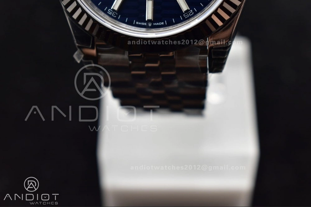 DateJust 41 126334 904L SS VSF 1:1 Best Edition Blue Checked Dial on Jubilee Bracelet VS Fashionable 617
