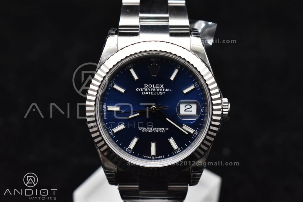 Packable DateJust 41 126334 904L SS VSF 1:1 Best Edition Blue Dial On Oyster Bracelet VS 613