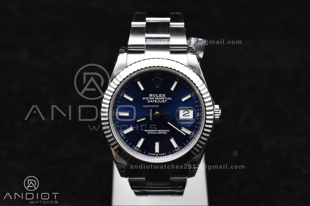 Packable DateJust 41 126334 904L SS VSF 1:1 Best Edition Blue Dial On Oyster Bracelet VS 613