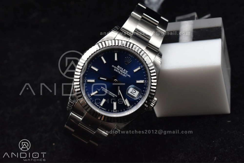 Packable DateJust 41 126334 904L SS VSF 1:1 Best Edition Blue Dial On Oyster Bracelet VS 613