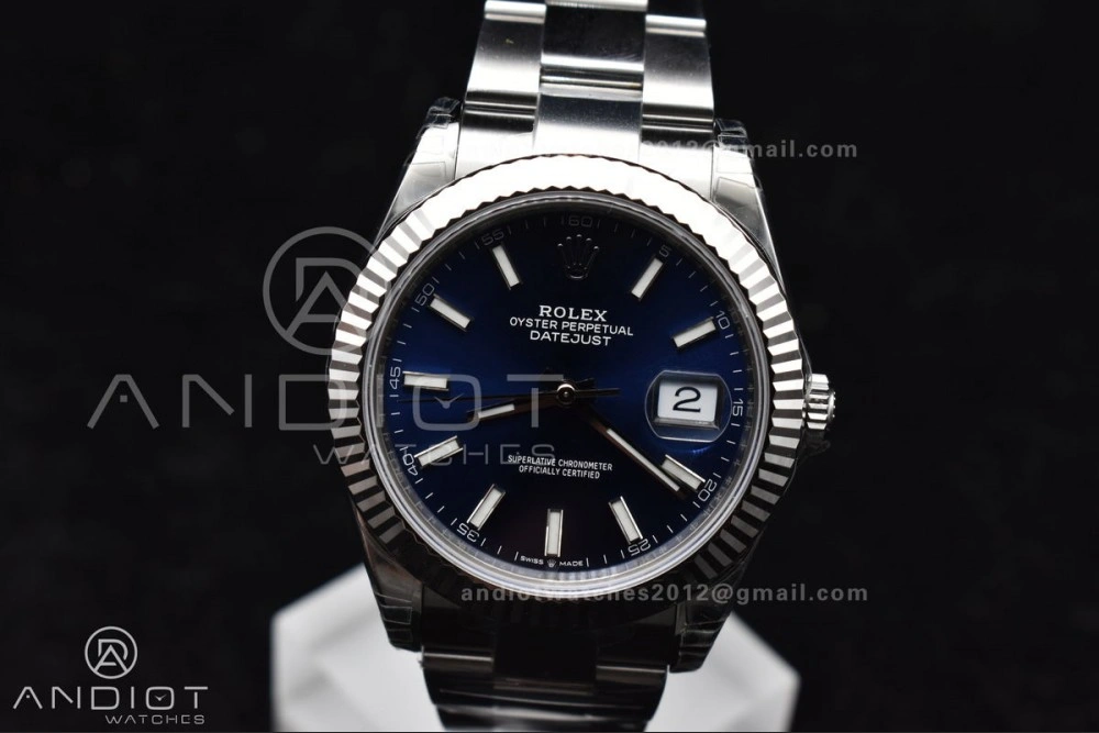 Packable DateJust 41 126334 904L SS VSF 1:1 Best Edition Blue Dial On Oyster Bracelet VS 613
