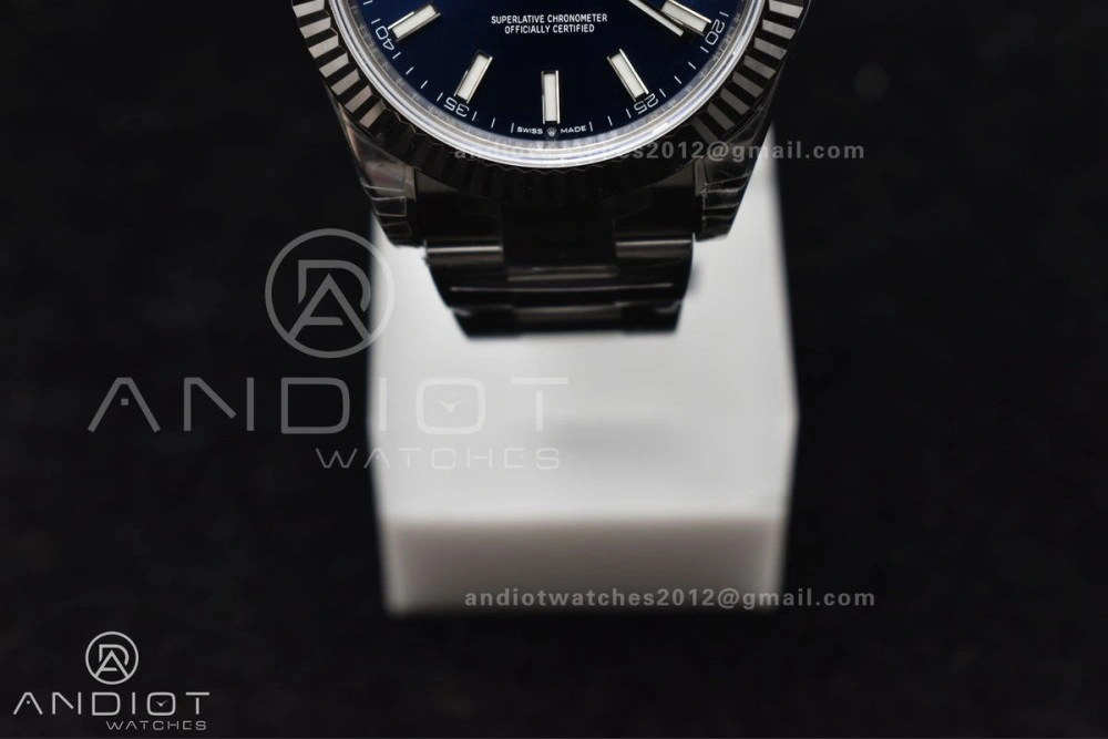Packable DateJust 41 126334 904L SS VSF 1:1 Best Edition Blue Dial On Oyster Bracelet VS 613