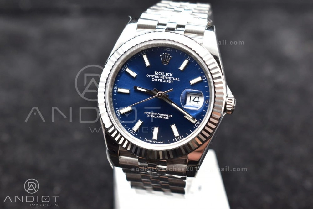 DateJust 41 126334 904L SS VSF 1:1 Best Edition Blue Dial on Jubilee Bracelet VS Sustainable 618