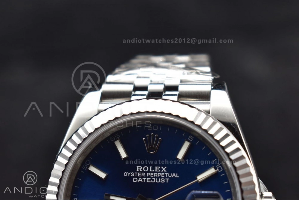 DateJust 41 126334 904L SS VSF 1:1 Best Edition Blue Dial on Jubilee Bracelet VS Sustainable 618