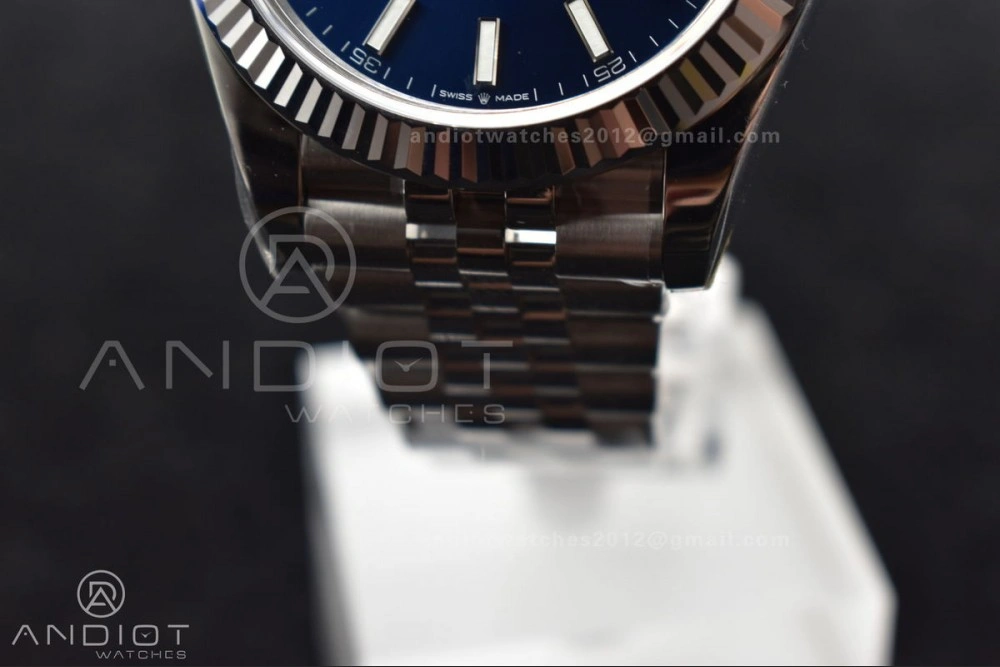 DateJust 41 126334 904L SS VSF 1:1 Best Edition Blue Dial on Jubilee Bracelet VS Sustainable 618