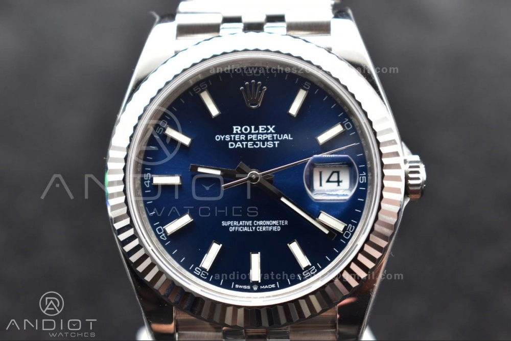DateJust 41 126334 904L SS VSF 1:1 Best Edition Blue Dial on Jubilee Bracelet VS Sustainable 618