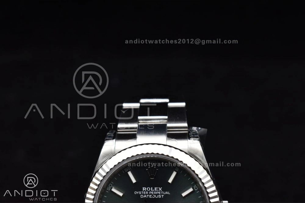 Breathable DateJust 41 126334 904L SS VSF 1:1 Best Edition Green Dial On Oyster Bracelet VS 616