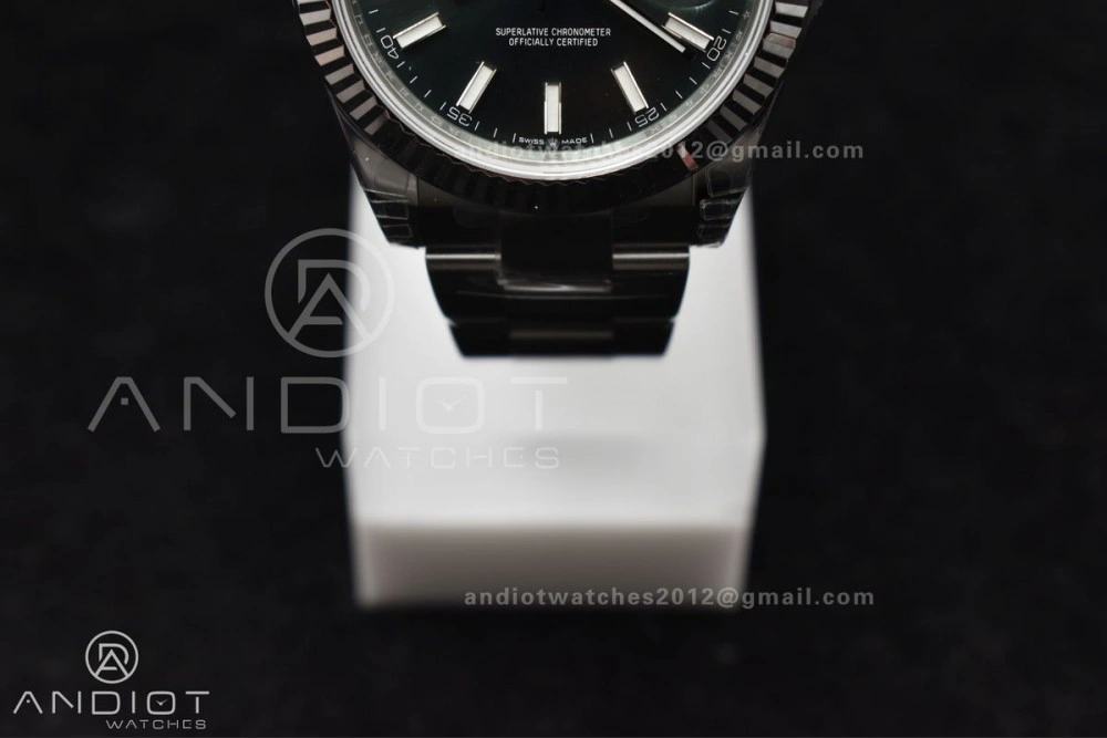 Breathable DateJust 41 126334 904L SS VSF 1:1 Best Edition Green Dial On Oyster Bracelet VS 616