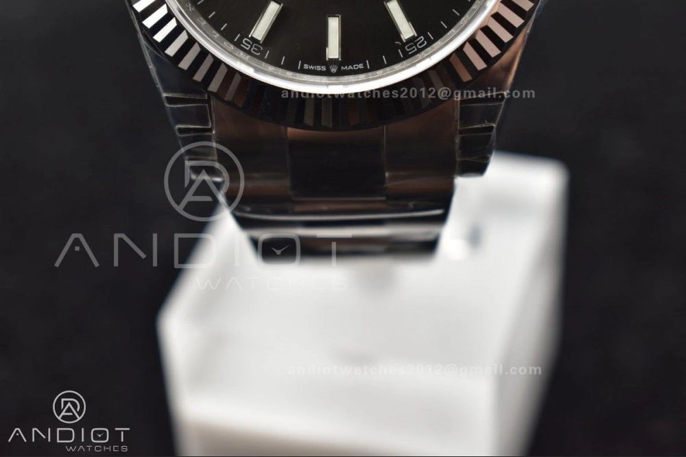 DateJust 41 126334 904L SS VSF 1:1 Best Edition Grey Dial on Oyster Bracelet VS Soft 624