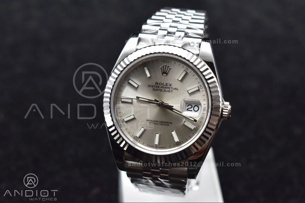 DateJust 41 126334 904L SS VSF 1:1 Best Edition Silver Dial on Jubilee  Bracelet VS Thermal 622