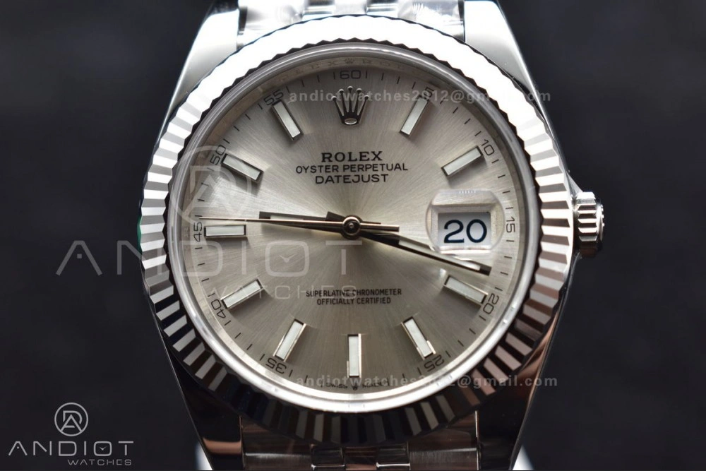 DateJust 41 126334 904L SS VSF 1:1 Best Edition Silver Dial on Jubilee  Bracelet VS Thermal 622