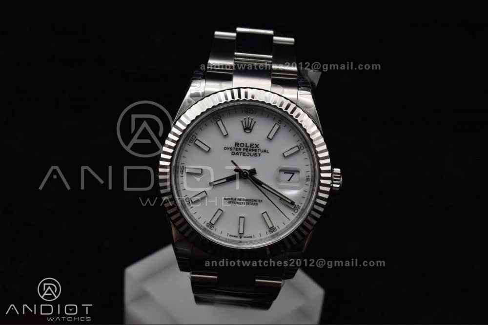 Compact DateJust 41 126334 904L SS VSF 1:1 Best Edition White Dial On Oyster Bracelet VS 623