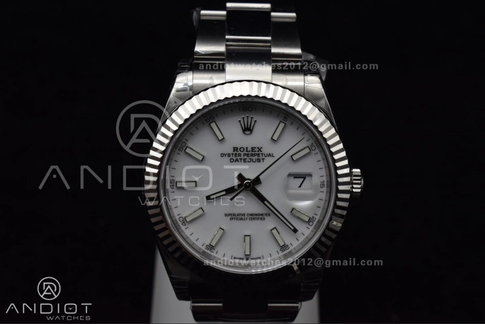 Compact DateJust 41 126334 904L SS VSF 1:1 Best Edition White Dial On Oyster Bracelet VS 623