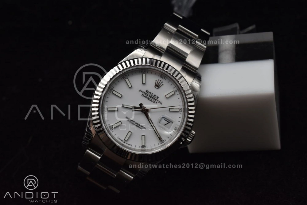 Compact DateJust 41 126334 904L SS VSF 1:1 Best Edition White Dial On Oyster Bracelet VS 623