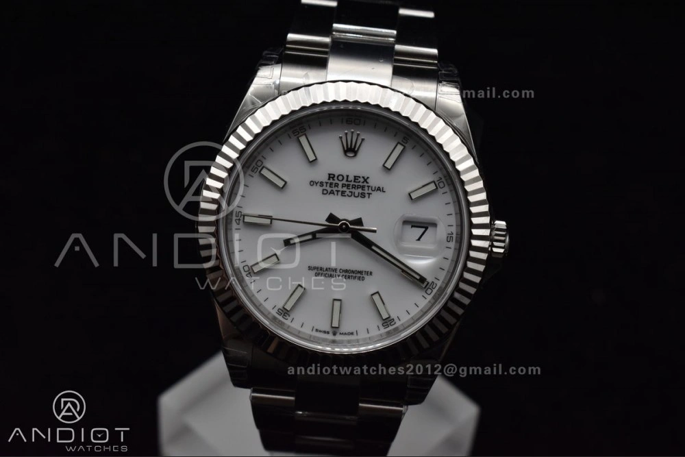 Compact DateJust 41 126334 904L SS VSF 1:1 Best Edition White Dial On Oyster Bracelet VS 623
