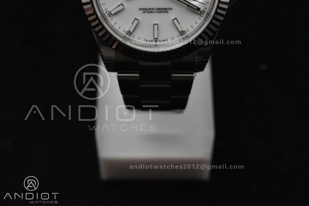 Compact DateJust 41 126334 904L SS VSF 1:1 Best Edition White Dial On Oyster Bracelet VS 623