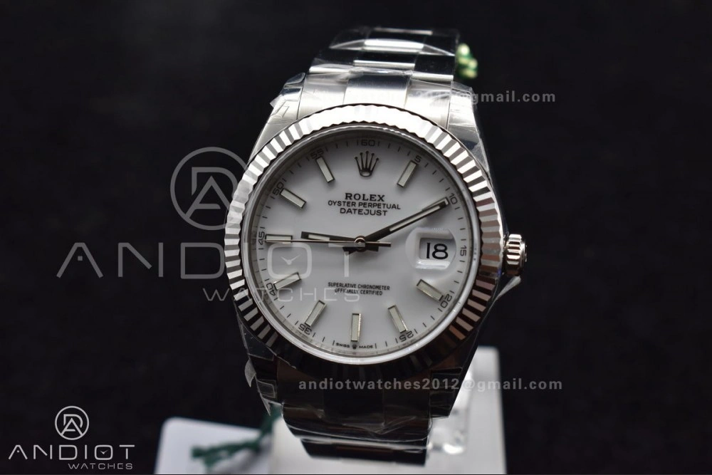 DateJust 41 126334 904L SS VSF 1:1 Best Edition White Dial on Oyster Bracelet VS Attractive 630