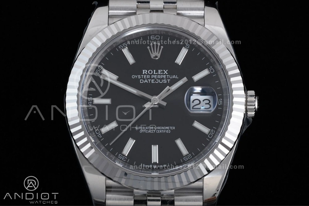 DateJust 41 126334 Clean 1:1 Best Edition 904L Steel Black Dial on Jubilee Bracelet SH3235 (72 Hours Power Reserve) Lightweight 627