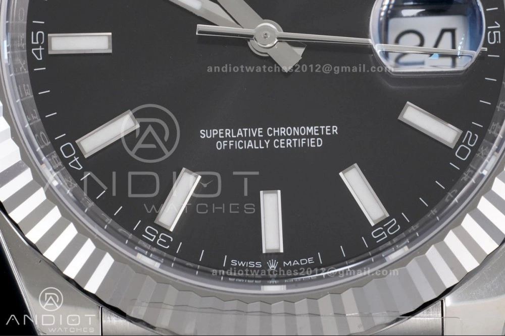 DateJust 41 126334 Clean 1:1 Best Edition 904L Steel Black Dial on Jubilee Bracelet SH3235 (72 Hours Power Reserve) Lightweight 627