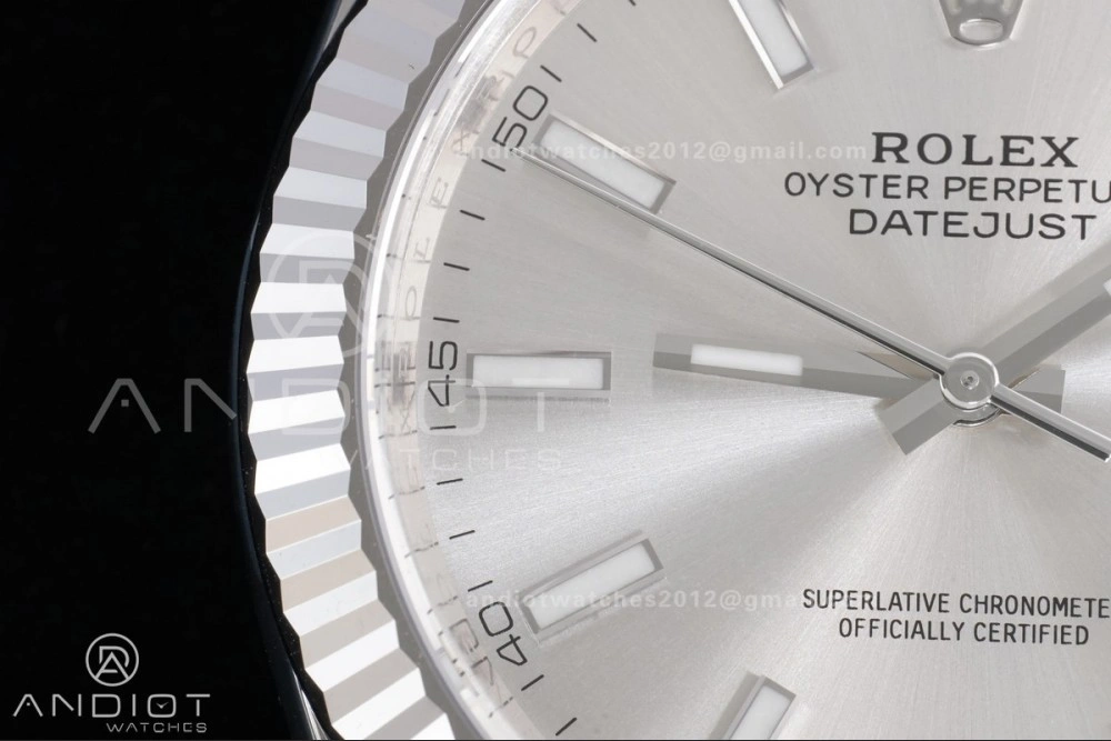 DateJust 41 126334 Clean 1:1 Best Edition 904L Steel Silver Stick Dial on Jubilee Bracelet SH ZipUp 625