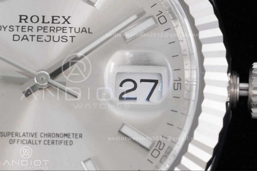 DateJust 41 126334 Clean 1:1 Best Edition 904L Steel Silver Stick Dial on Jubilee Bracelet SH ZipUp 625