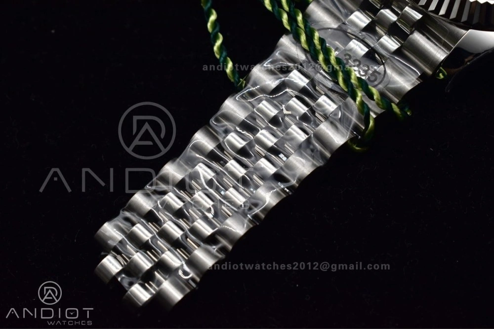 WellDesigned DateJust 41 126334 DIWF 1:1 Best Edition 904L Steel Black Stick Dial on Jubilee Bracelet SA 633