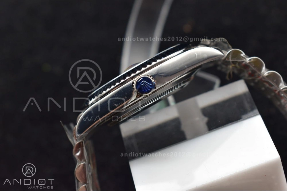 DateJust 41 126334 DIWF 1:1 Best Edition 904L Steel Blue Stick Dial on Jubilee Bracelet SA Breathable 631