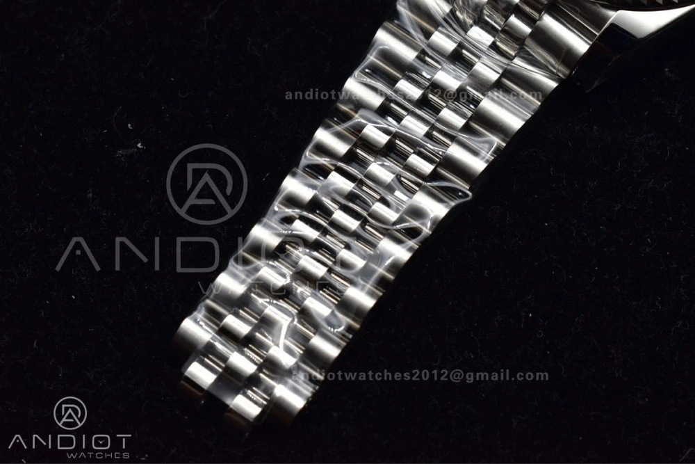 DateJust 41 126334 DIWF 1:1 Best Edition 904L Steel Blue Stick Dial on Jubilee Bracelet SA Breathable 631