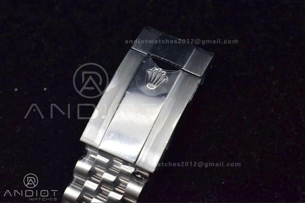 DateJust 41 126334 DIWF 1:1 Best Edition 904L Steel Blue Stick Dial on Jubilee Bracelet SA Breathable 631