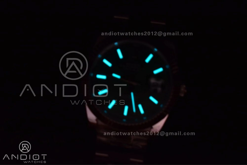 DateJust 41 126334 DIWF 1:1 Best Edition 904L Steel Green Sundust Dial on Jubilee Bracelet SA Original 635