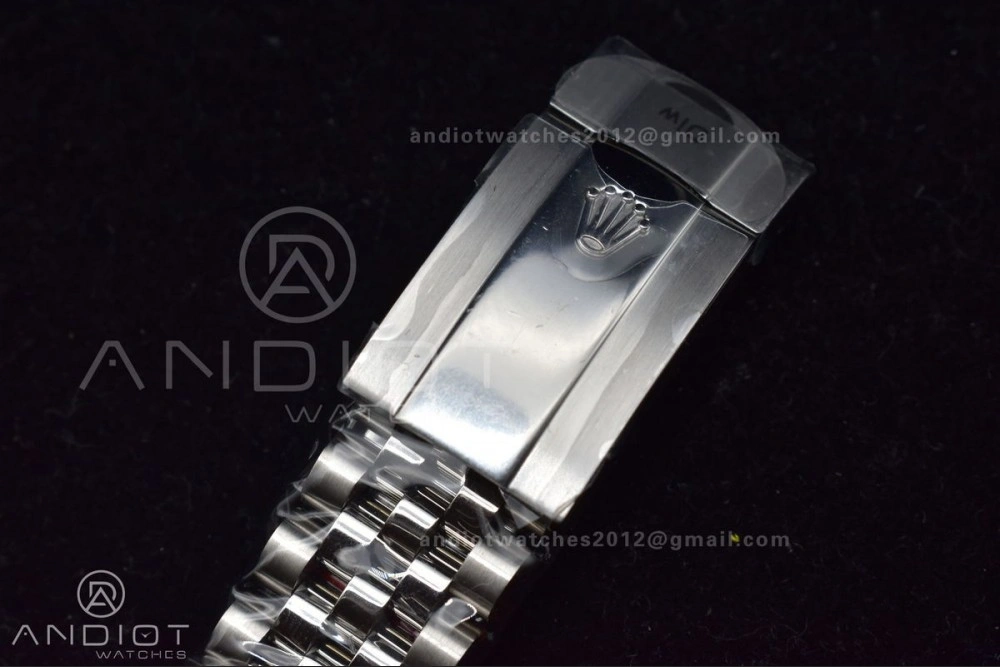EasyCare DateJust 41 126334 DIWF 1:1 Best Edition 904L Steel Grey Dial Arabic Marker on Jubilee Bracelet SA 632