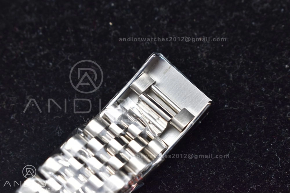 EasyCare DateJust 41 126334 DIWF 1:1 Best Edition 904L Steel Grey Dial Arabic Marker on Jubilee Bracelet SA 632