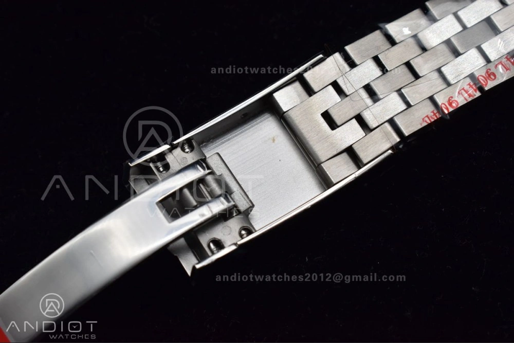 EasyCare DateJust 41 126334 DIWF 1:1 Best Edition 904L Steel Grey Dial Arabic Marker on Jubilee Bracelet SA 632