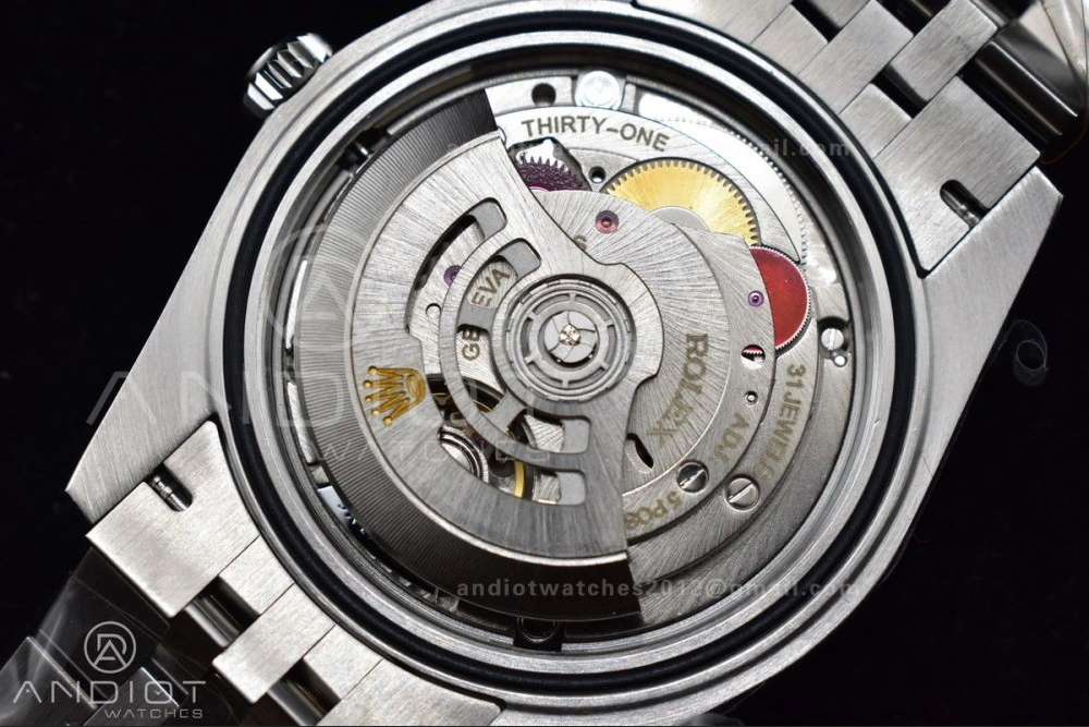 EasyCare DateJust 41 126334 DIWF 1:1 Best Edition 904L Steel Grey Dial Arabic Marker on Jubilee Bracelet SA 632