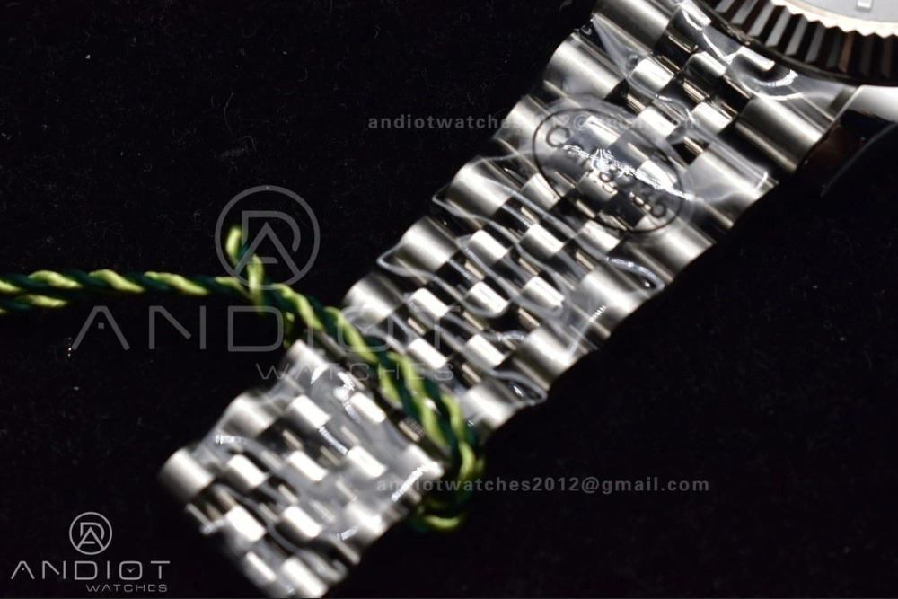 GoAnywhere DateJust 41 126334 DIWF 1:1 Best Edition 904L Steel Grey Stick Dial on Jubilee Bracelet SA 639