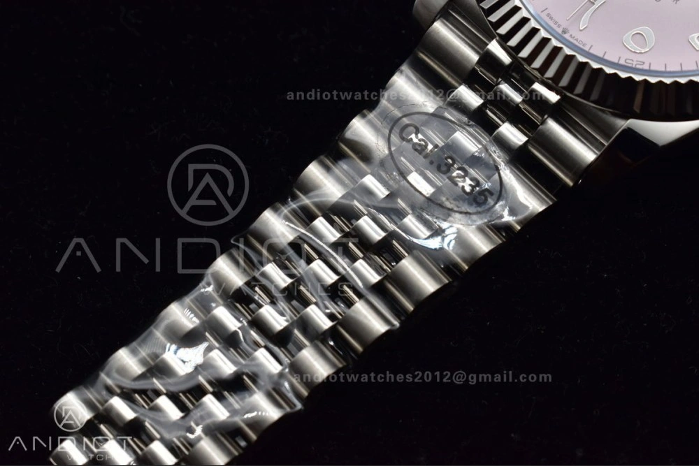 Reliable DateJust 41 126334 DIWF 1:1 Best Edition 904L Steel Pink Dial Arabic Marker on Jubilee Bracelet SA 647