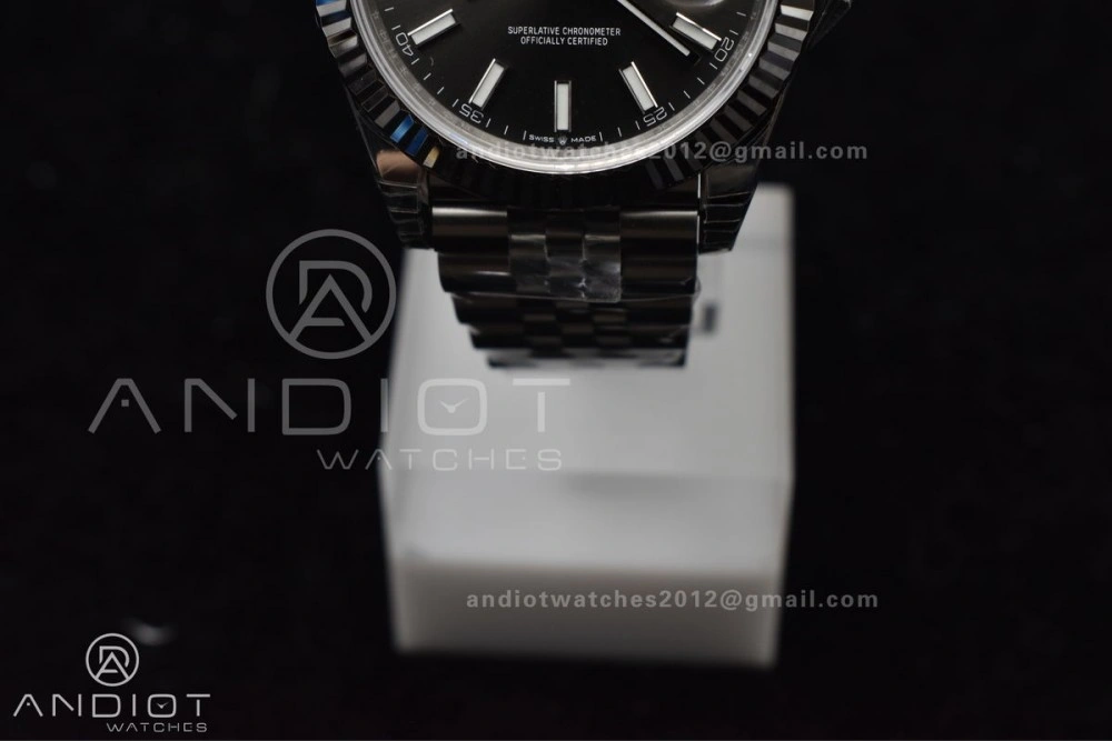 DateJust 41 SS 126334 VSF 1:1 Best Edition 904L Steel Grey Stick Dial On Jubilee Bracelet VS Neat 644